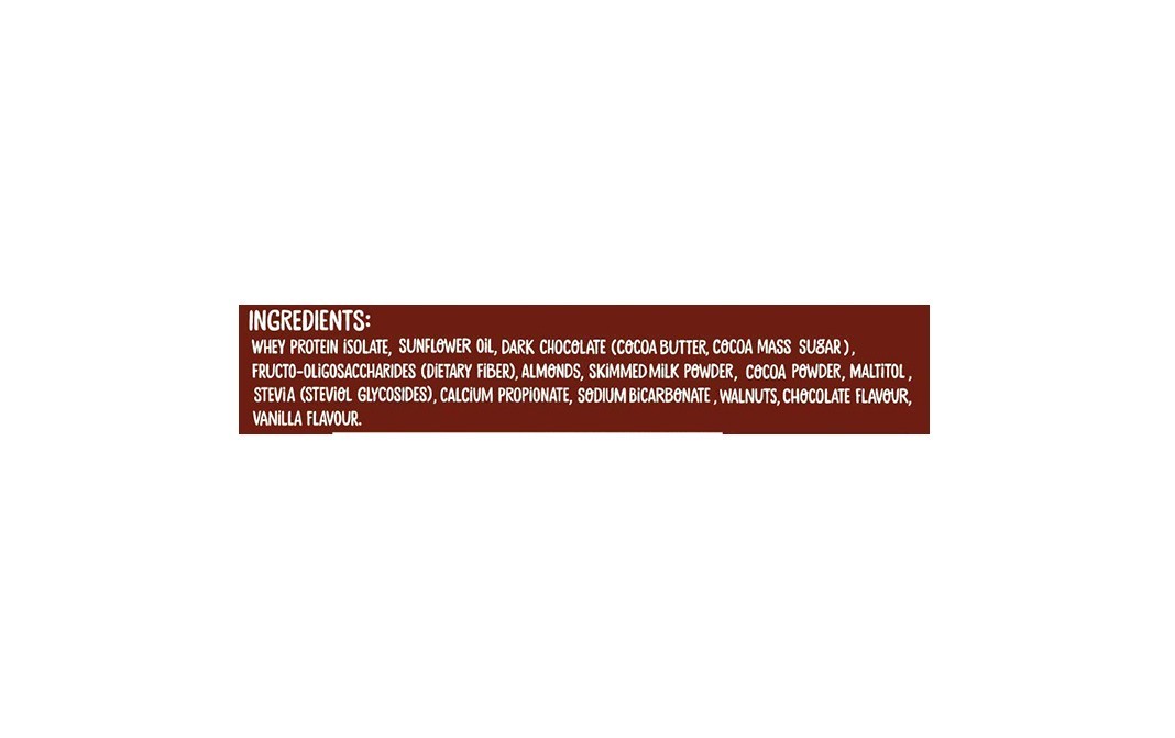 Feel Mighty Low Carb Brownie Chocolate Walnut   Pack  5 grams